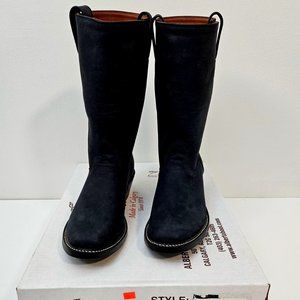 30. Cowboy (girl) boots by Alberta Boots Co. Black. Size 10.5 D